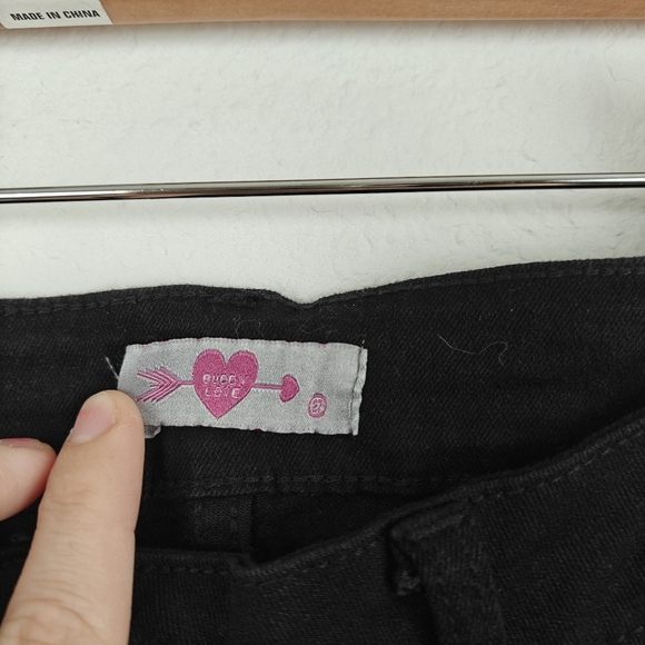 Buddy Love Kyla Feather Trim Ankle Pants - Black Size 27 Women's - Picture 12 of 15